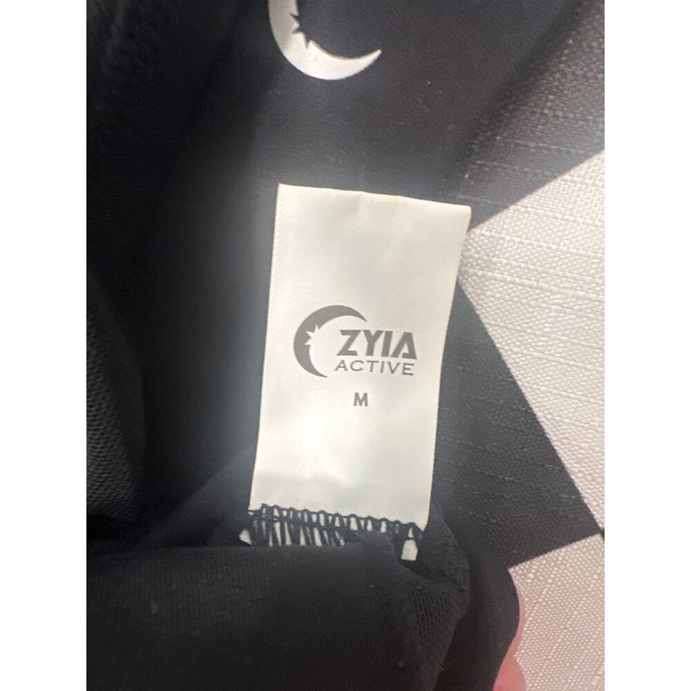 Zyia All Star Black Sports Bra Medium athletic walking support - Picture 7 of 7